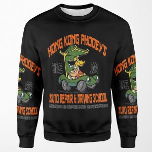Hong Kong Phooey S Auto Repair And Driving School All-over-print Unisex Sweatshirt