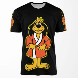 Hong Kong Phooey Standing Black All-over-print T-shirt