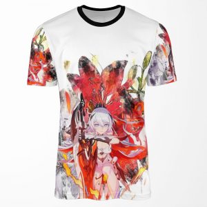 Honkai Impact 3Rd Kiana Herrscher Of Flamescion Flowers All-over-print T-shirt