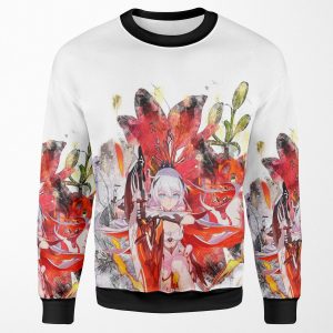 Honkai Impact 3Rd Kiana Herrscher Of Flamescion Flowers All-over-print Unisex Sweatshirt