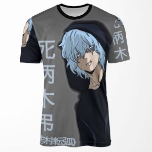 Hooded Shigaraki All-over-print T-shirt