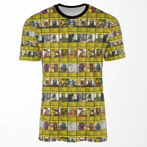 Horror Top Trumps All-over-print T-shirt