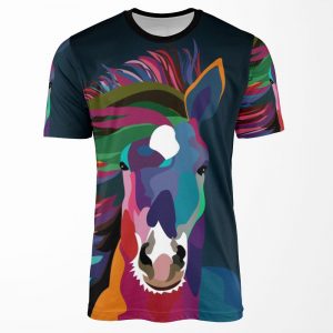 Horse Running All-over-print T-shirt