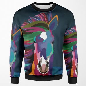 Horse Running All-over-print Unisex Sweatshirt