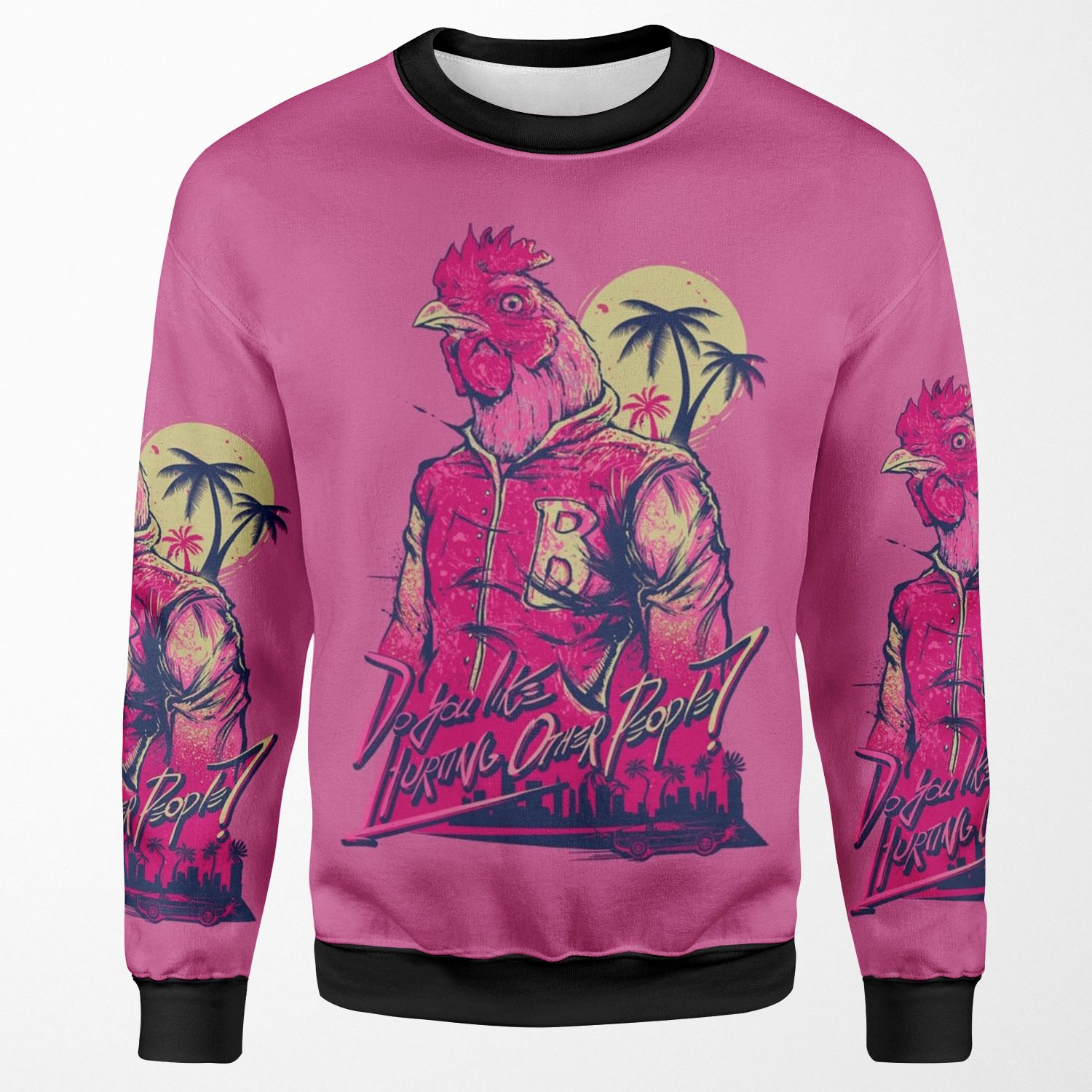 Hotline Miami Richard All-over-print Unisex Sweatshirt