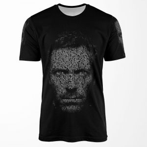 House Md Made With Text All-over-print T-shirt