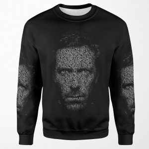 House Md Made With Text All-over-print Unisex Sweatshirt