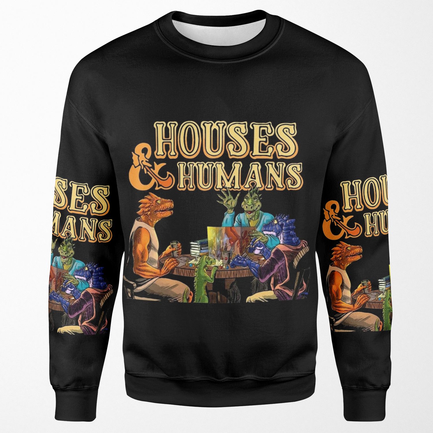 Houses And Humans Funny Dungeons All-over-print Unisex Sweatshirt