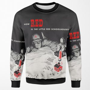 How Red Is The Little Red School House All-over-print Unisex Sweatshirt
