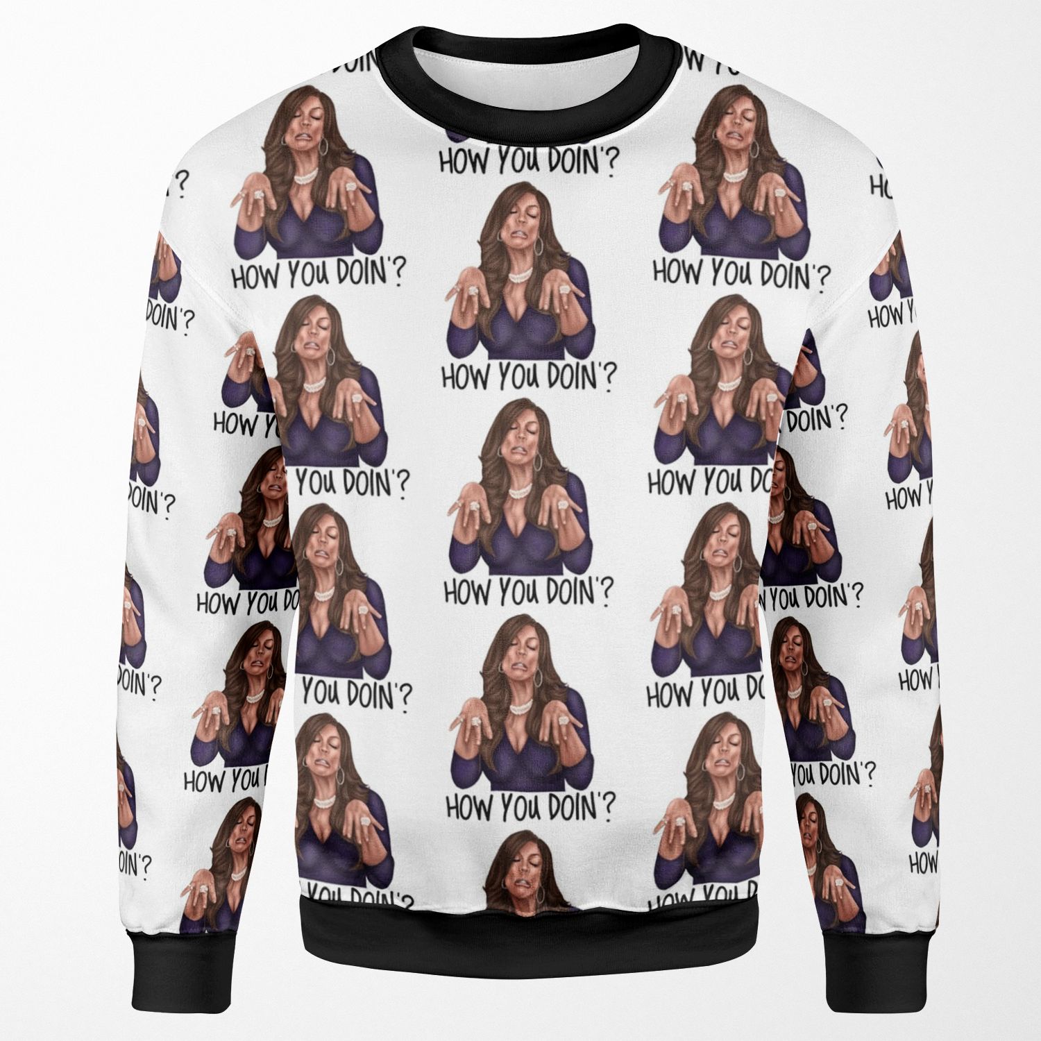How You Doin All-over-print Unisex Sweatshirt