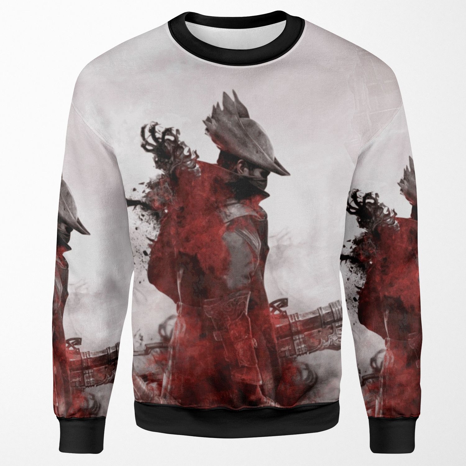 Hq Bloodborne Vector All-over-print Unisex Sweatshirt