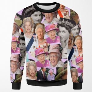 Hrh Queen Elizabeth Ii All-over-print Unisex Sweatshirt