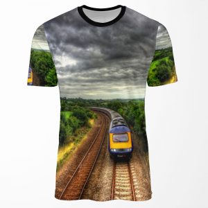 Hst At Moorswater Viaduct All-over-print T-shirt
