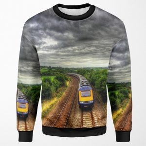 Hst At Moorswater Viaduct All-over-print Unisex Sweatshirt