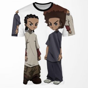 Huey And Riley Freeman Rip Grandpa Freeman All-over-print T-shirt
