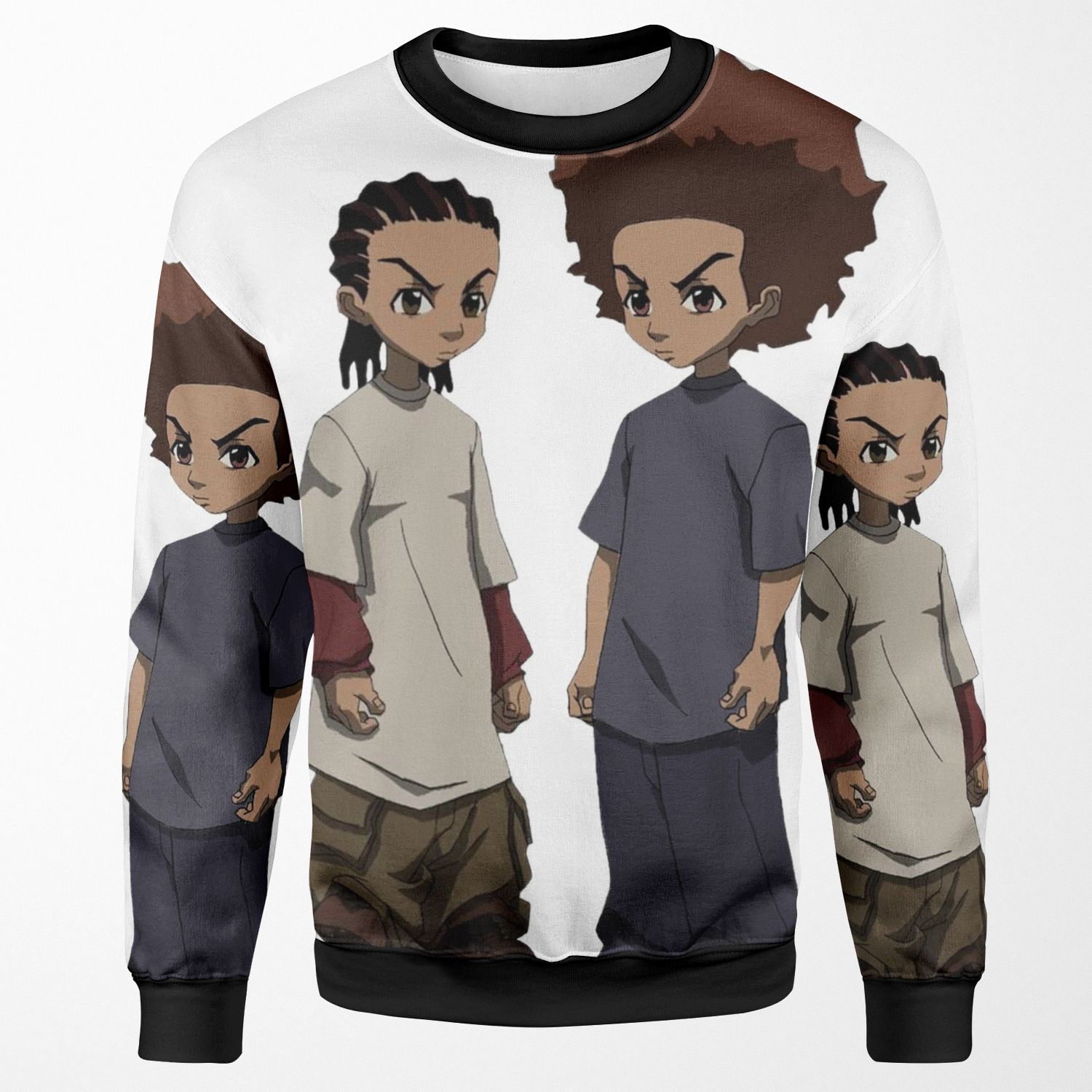 Huey And Riley Freeman Rip Grandpa Freeman All-over-print Unisex Sweatshirt