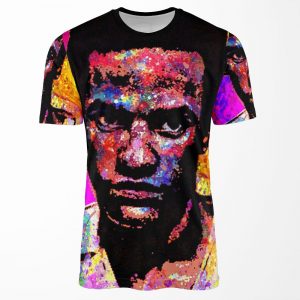 Huey P Newton All-over-print T-shirt