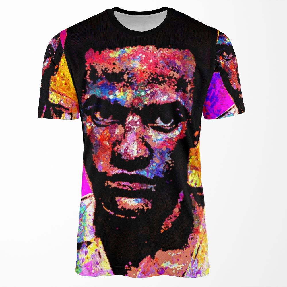 Huey P Newton All-over-print T-shirt