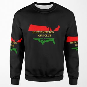 Huey P Newton Gun Club All-over-print Unisex Sweatshirt