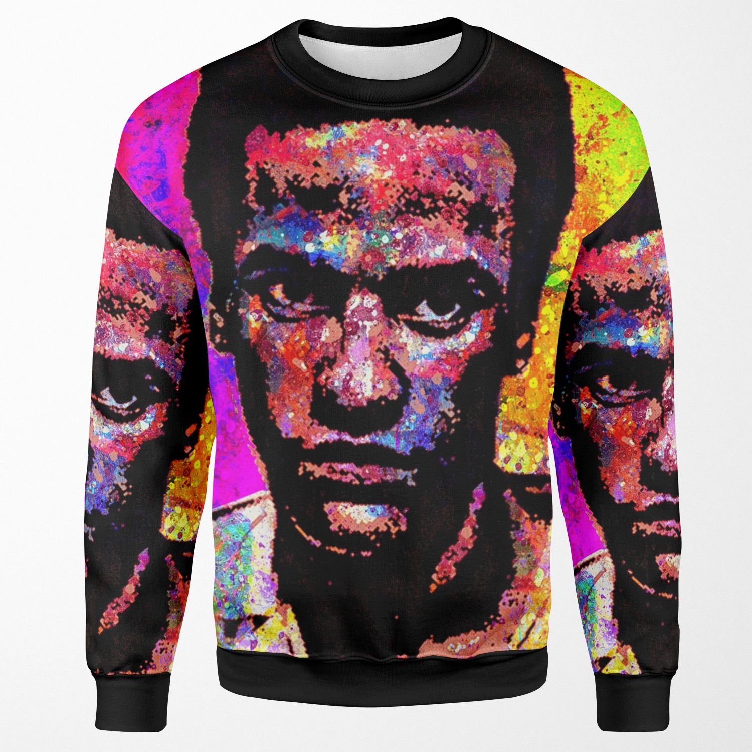 Huey P Newton All-over-print Unisex Sweatshirt