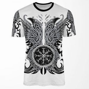 Huginn And Muninn Odin S Ravens All-over-print T-shirt