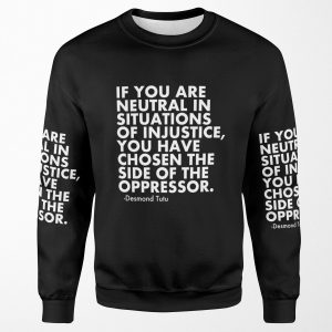 Human Rights Quote Protest Political All-over-print Unisex Sweatshirt