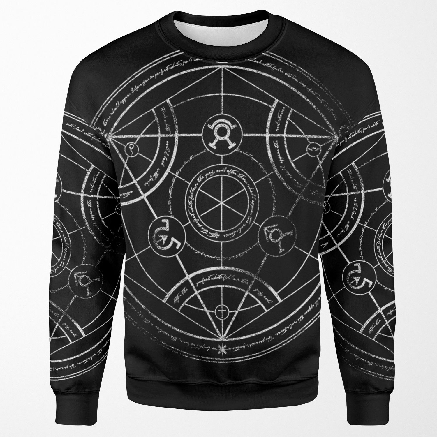 Human Transmutation Circle Chalk All-over-print Unisex Sweatshirt
