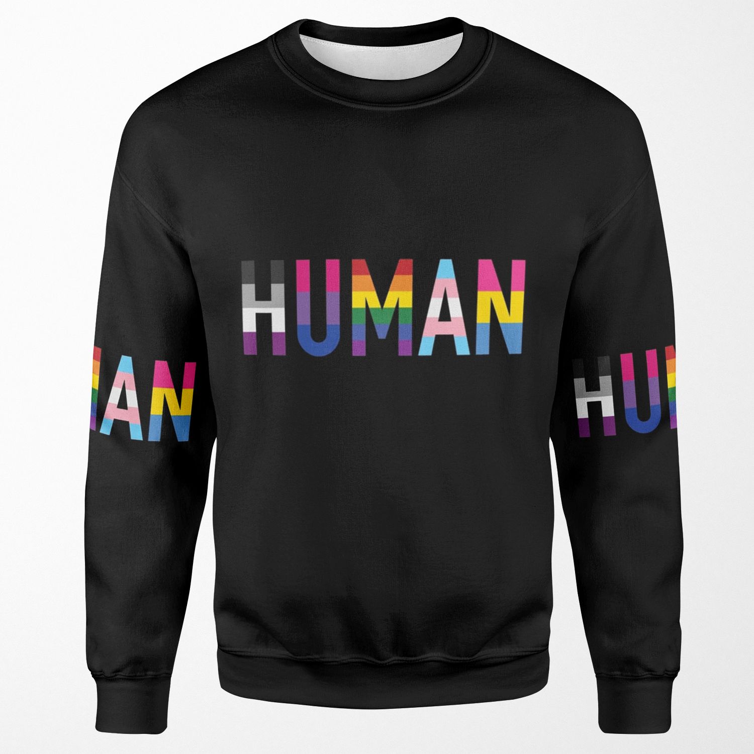 Human Various Queer Flags 1 All-over-print Unisex Sweatshirt