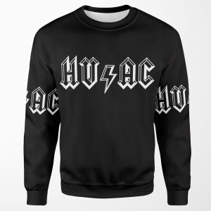 Hvac Ac Dc Logo All-over-print Unisex Sweatshirt