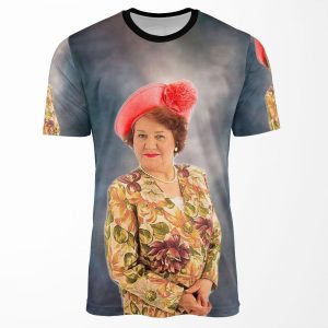 Hyacinth Bucket All-over-print T-shirt