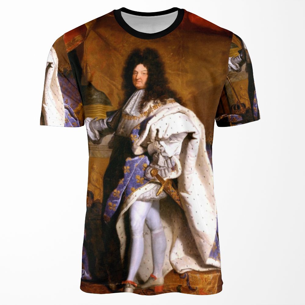 Hyacinthe Rigaud Louis 14 Louis Xiv King Sun All-over-print T-shirt
