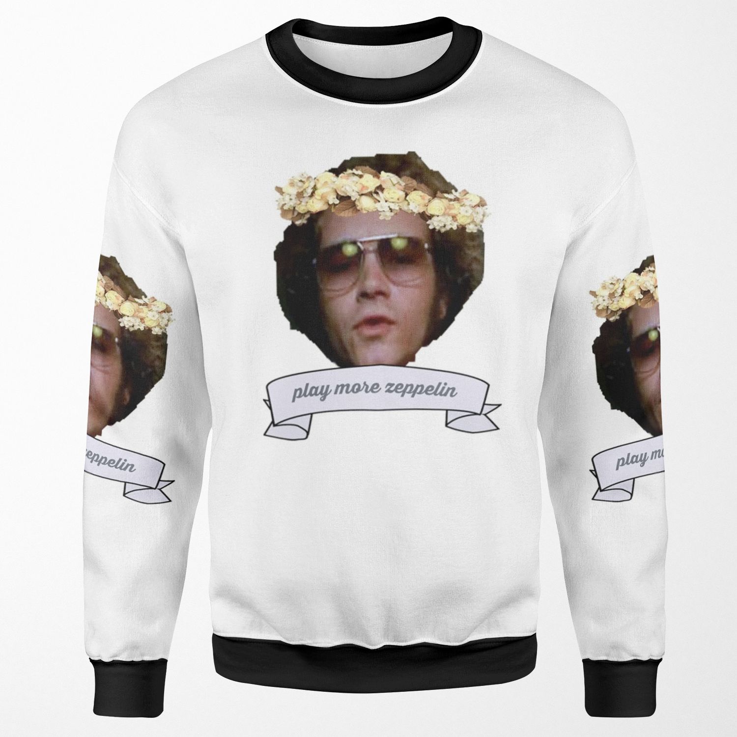 Hyde Says Play More Zeppelin All-over-print Unisex Sweatshirt