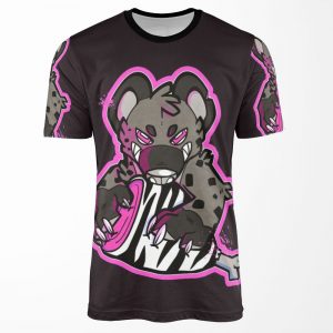 Hyena S Meat Pink Edition All-over-print T-shirt