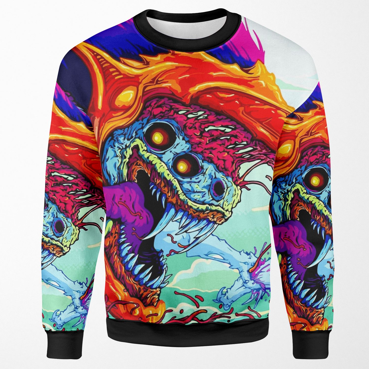Hyper Beast All-over-print Unisex Sweatshirt