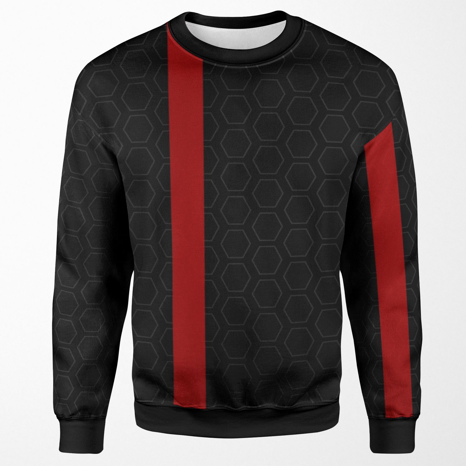 Hyperion Inspired Black All-over-print Unisex Sweatshirt