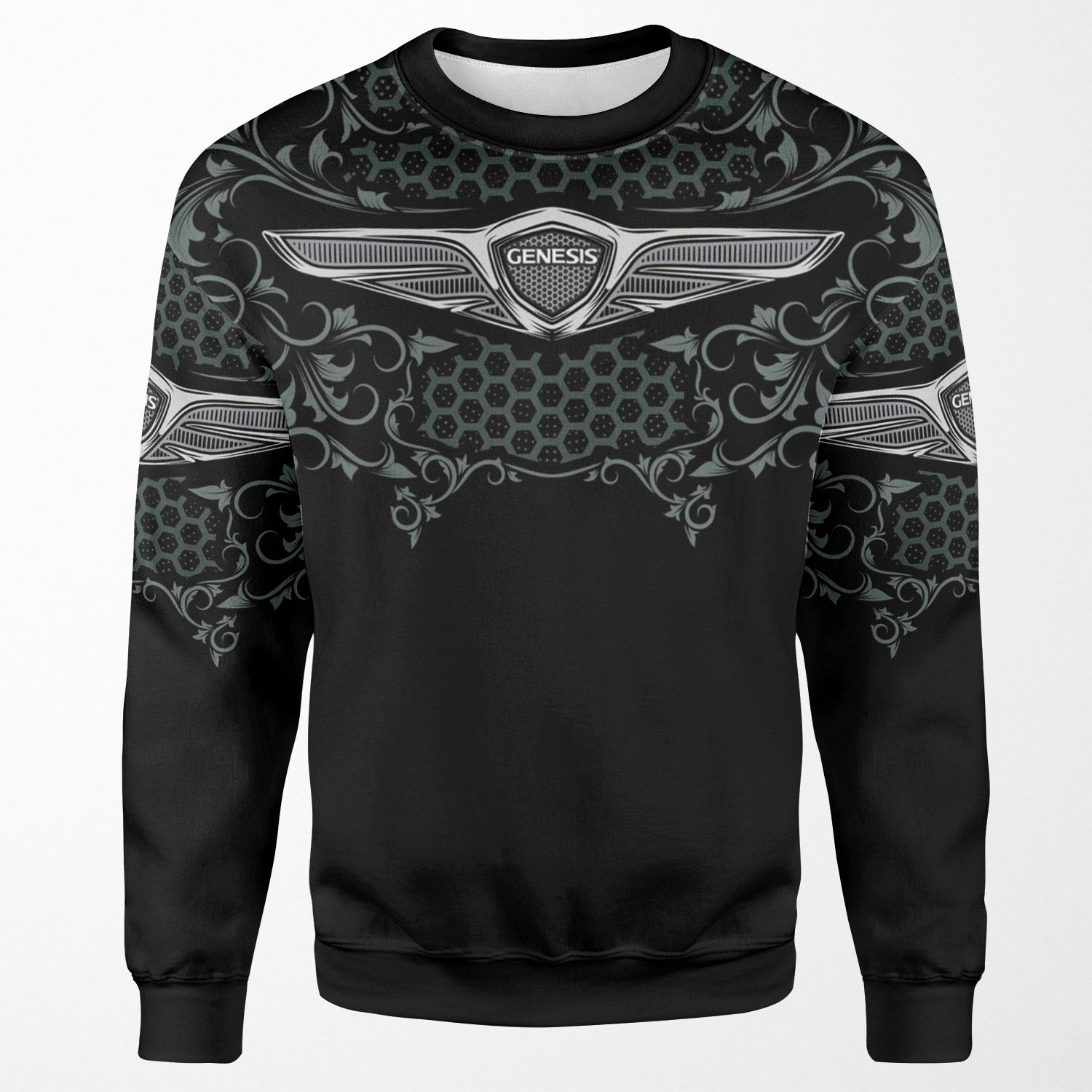 Hyundai Genesis Vintage Badge All-over-print Unisex Sweatshirt