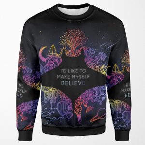I D Like To Make Myself Believe All-over-print Unisex Sweatshirt
