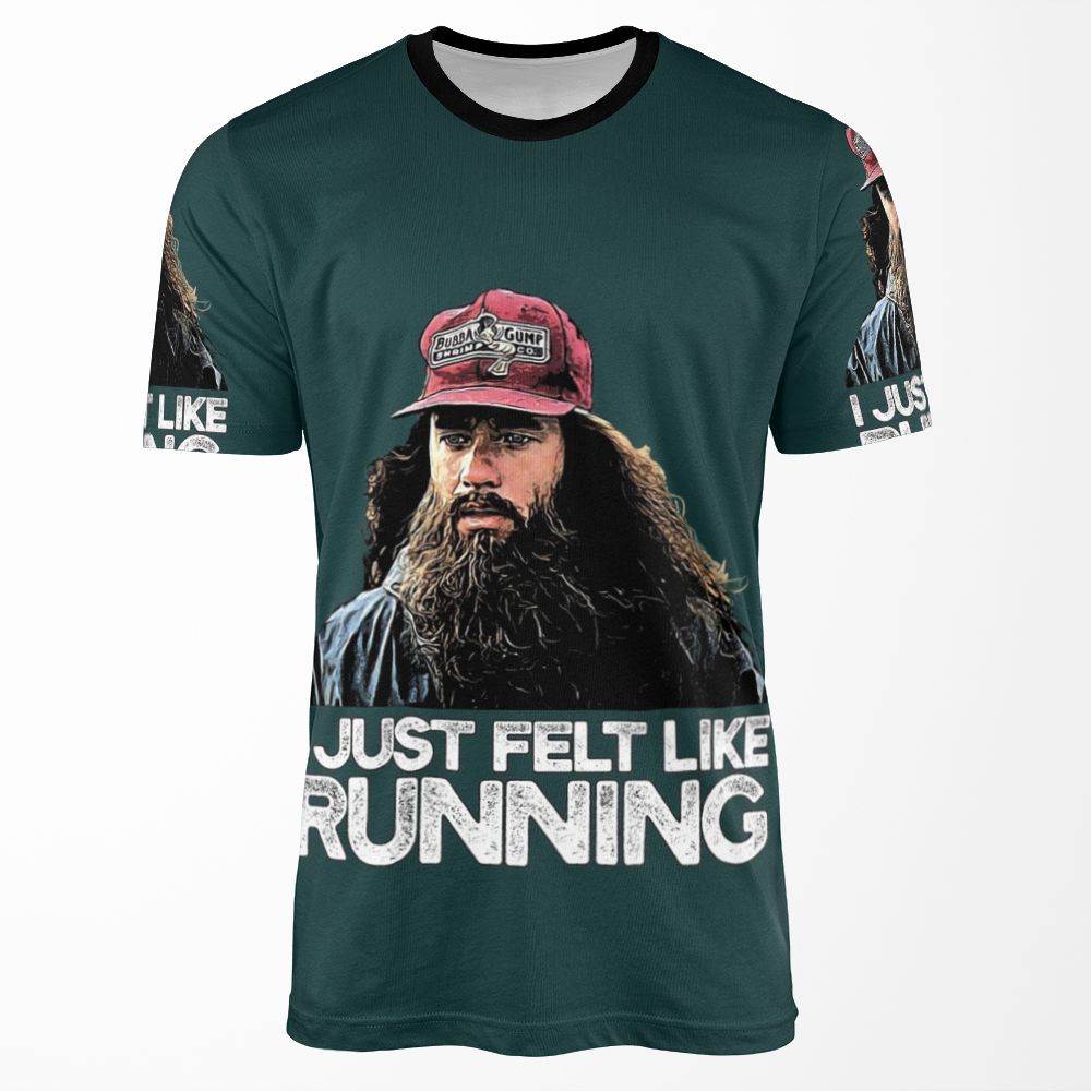 I Just Felt Like Running All-over-print T-shirt