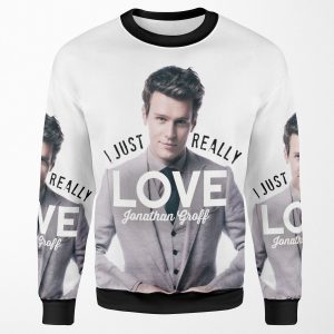 I Just Really Love Jonathan Groff All-over-print Unisex Sweatshirt