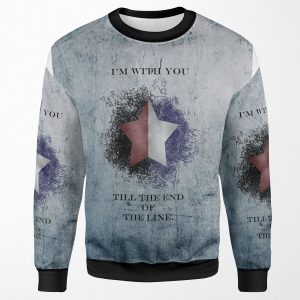 I M With You Till The End Of The Line Ver2 All-over-print Unisex Sweatshirt