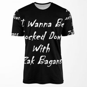 I Wanna Be Locked Down With Zak Bagans All-over-print T-shirt
