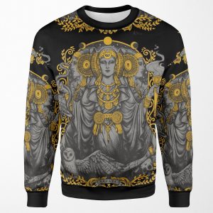 Iberian Hecate Gray All-over-print Unisex Sweatshirt