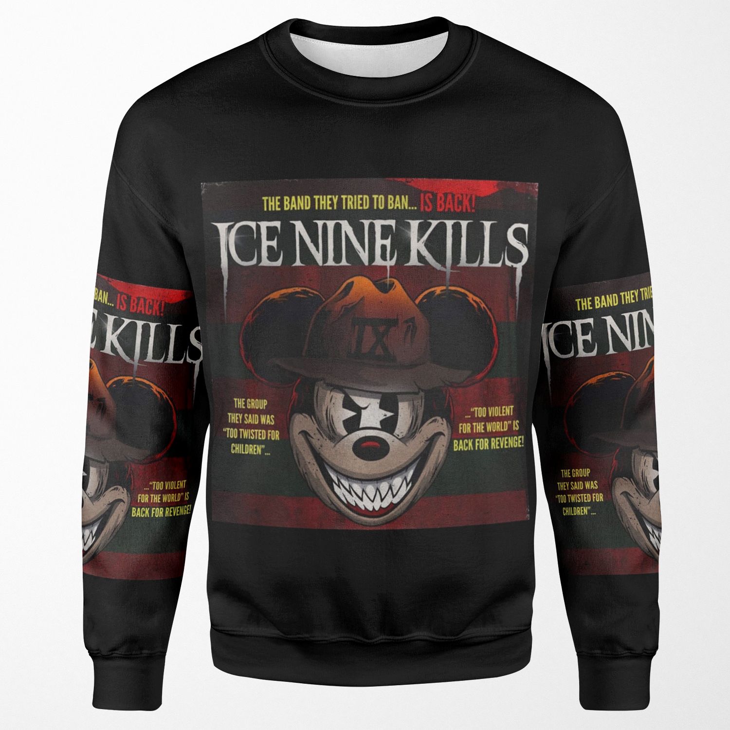 Ice Nine Scream Kills Ix Tour 2019 Is Back Rtv All-over-print Unisex Sweatshirt