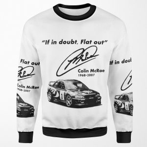 If In Doubt Flat Out With Subaru All-over-print Unisex Sweatshirt