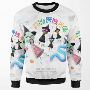 Iglooghost Neo Wax Bloom All-over-print Unisex Sweatshirt