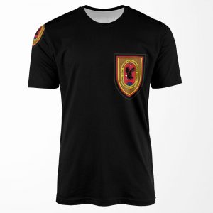 Ilrrps International Long Range Reconnaissance Patrol School Black Background All-over-print T-shirt