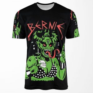 In League With Bernie All-over-print T-shirt