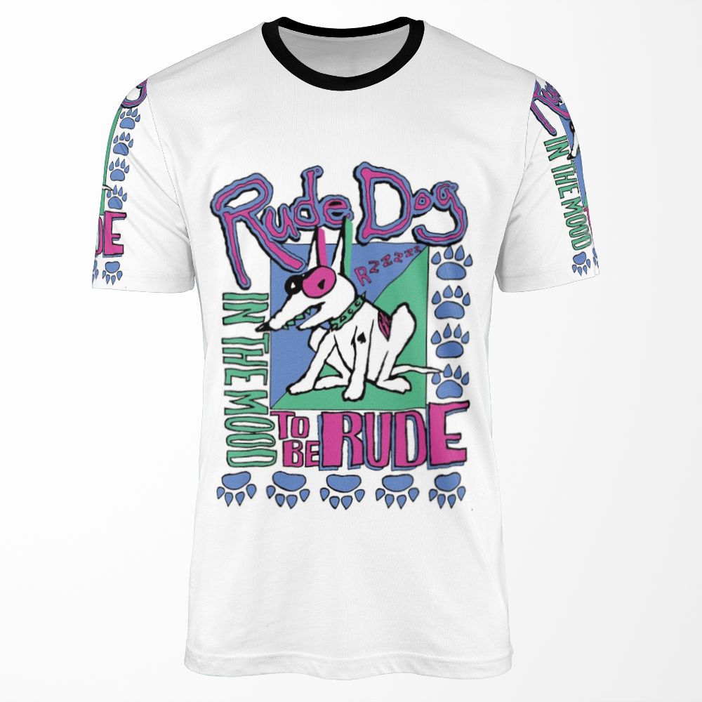 In The Mood To Be Rude All-over-print T-shirt