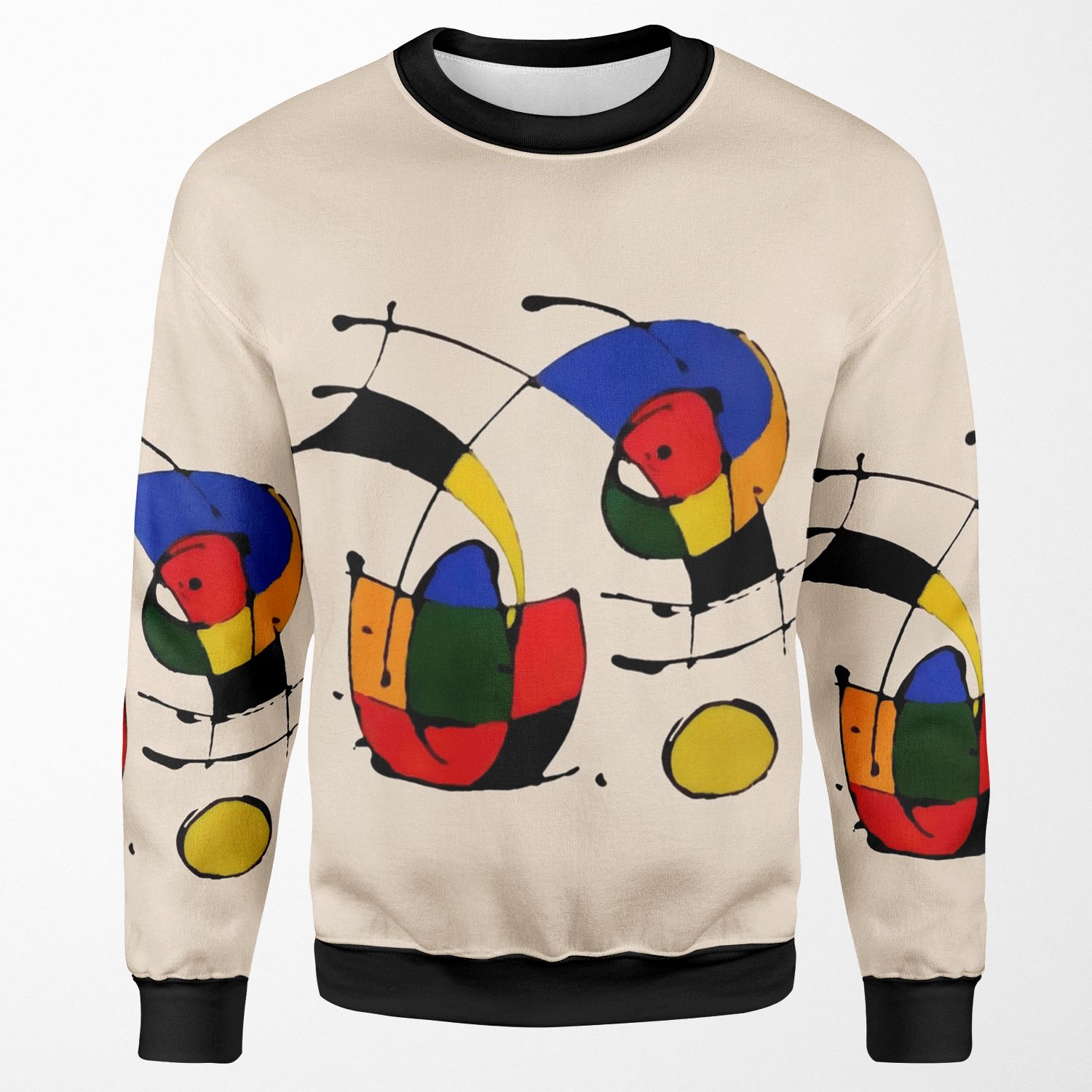 In The Style Of Joan Miro All-over-print Unisex Sweatshirt