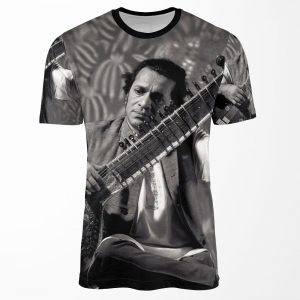 Indian Sitar Player All-over-print T-shirt